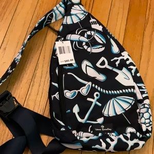 Vera Bradley LightenUp Essential Sling Backpack in Shore Enough.
